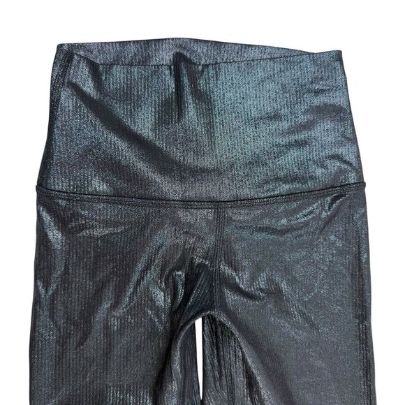 Lululemon Align HR Pant 28" Blue Shine Size 2 High Rise Leggings Metallic - Picture 2 of 11